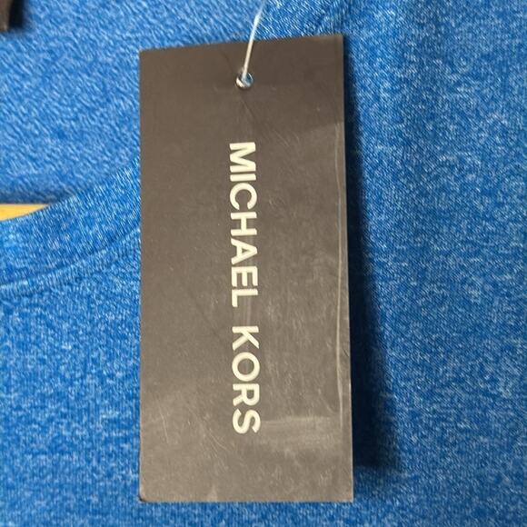 NWT Michael Kors Mens Blue Logo Short Sleeved T-Shirt Size Small - Picture 5 of 5
